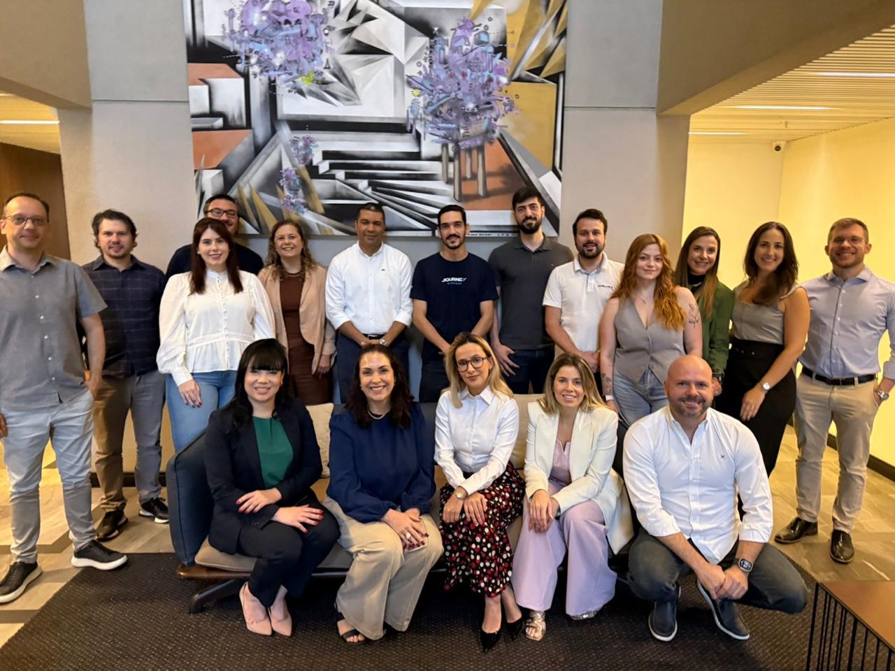 Turma de jornada corporativa de liderança